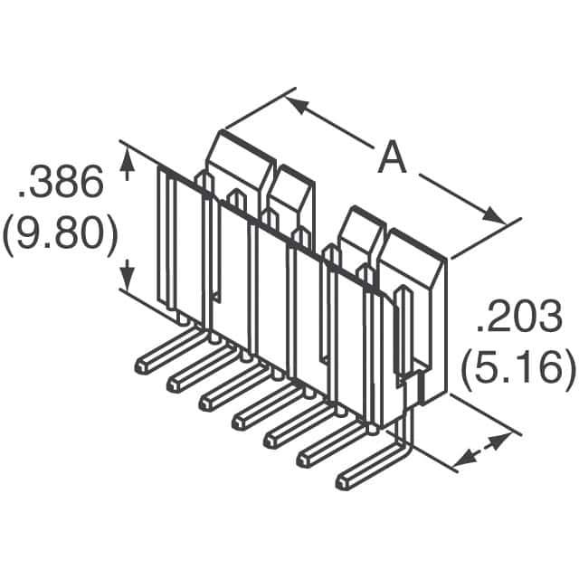 78208-107HLF Amphenol ICC (FCI)  Headers Male Pins